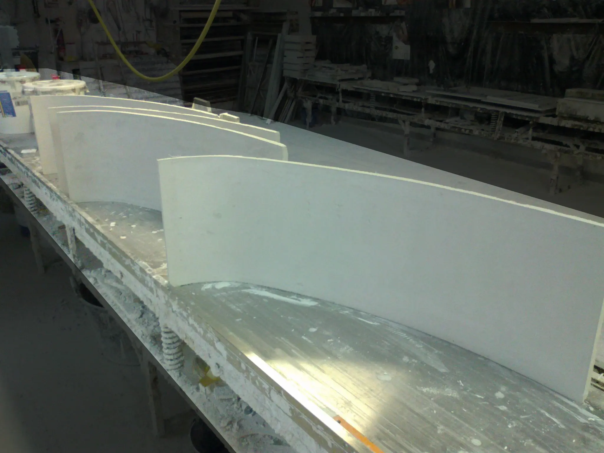 Taller de preformados de placa de yeso laminado